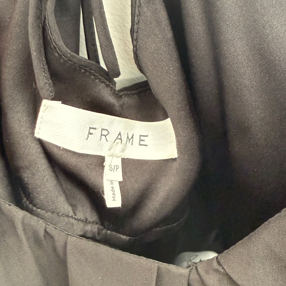 Frame Denim Classic Black Dress